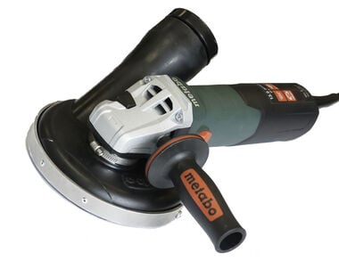 Metabo 5 Inch Surface Prep WEV 15-125 Angle Grinder with 5 Inch Dust Control Shroud