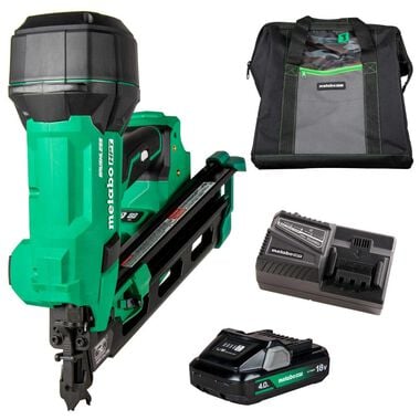 Metabo HPT 18V MultiVolt Cordless 30 3-1/2&quot; Paper Tape Framing Nailer (1x4.0Ah)