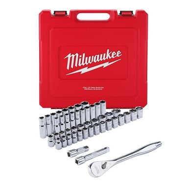 Milwaukee 47 pc. 1/2 in. Socket Wrench Set (SAE &amp; Metric)