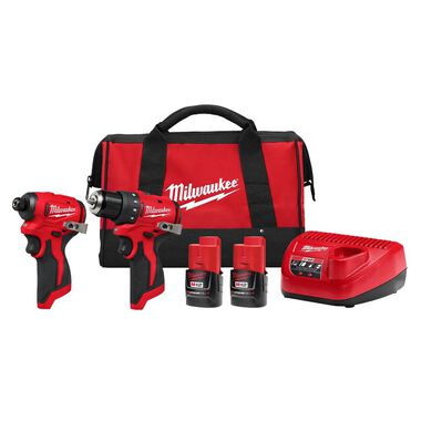 Milwaukee M12 Subcompact Brushless 2-Tool Combo Kit
