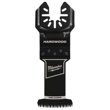 Milwaukee OPEN-LOK 1-3/8 Inch HCS Japanese Tooth PRO-CURVE Hardwood Multi-Tool Blades 25pk