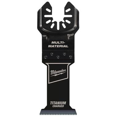 Milwaukee OPEN-LOK 1-3/8 Inch TITANIUM CHARGED Bi-Metal Multi-Material Multi-Tool Blades 25pk