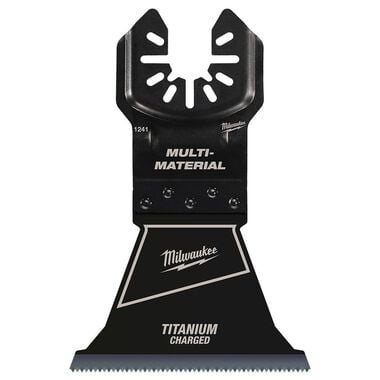 Milwaukee OPEN-LOK 2-1/2 Inch TITANIUM CHARGED Bi-Metal Multi-Material Multi-Tool Blades 25pk