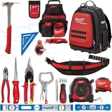 Milwaukee Standard General Contractor Apprentice Hand Tool Kit