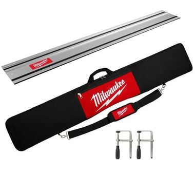 Milwaukee Track Saw 55inch Guide Rail Clamps &amp; Bag Bundle