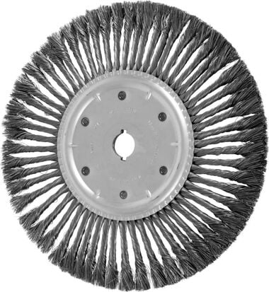 Pferd 15in Standard Twist Knot Wheel .016 CS Wire 1 1/4in AH