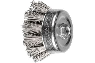 Pferd Diamond Coated Wire Cup Brush 4 Inch Diameter 270 Grit 5/8-11 Inch Thread