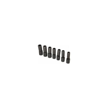 Proto 1/2 in Drive 7 Piece Deep Metric Universal Impact Socket Set 6 Point