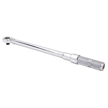 Proto 1/2 in Drive Ratcheting Head Micrometer Torque Wrench 30-150 ft-lbs