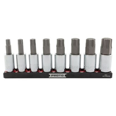 Proto 8 Piece 1/2 Drive HEX Socket Set SAE