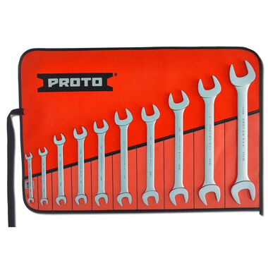 Proto Open End Wrench Set 10pc
