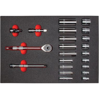 Proto Velocity 3/8in Drive 6 Point Socket Set 22pc
