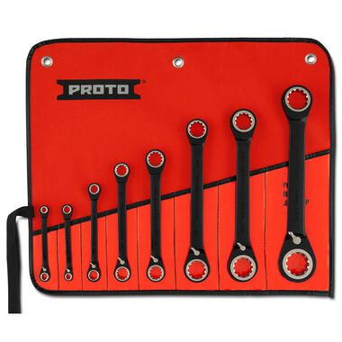 Proto Wrench Ratcheting Double Box Reversible 8 Piece Spline