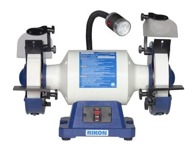 RIKON 8 Inch Bench Grinder - 1-1/2 Inch Wide Stone