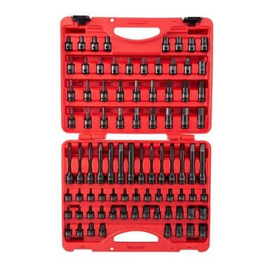 Sunex 3/8 In. Drive Master Hex Bit Impact Socket Set 84 Pc