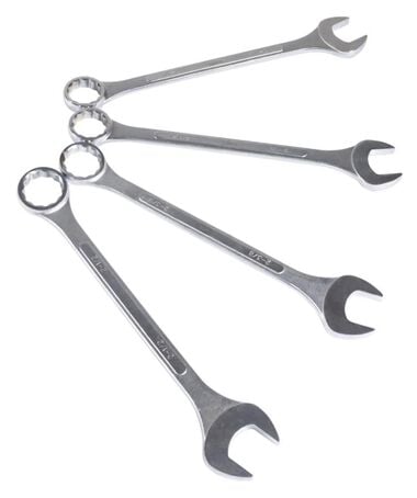 Sunex Raised Panel SAE Super Jumbo Combination Wrench Set 4 pc.