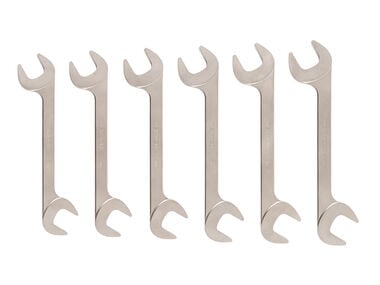 Tekton Angle Head Open End Wrench Set, 6-Piece (33-38 mm)