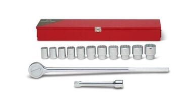 Wright Tool 3/4 In. Dr. 13 pc. Socket Set